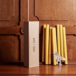 Lot de Chandelles Lucienne - Jaune