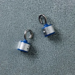 Lot de 2 crochets magnetiques - Bleu