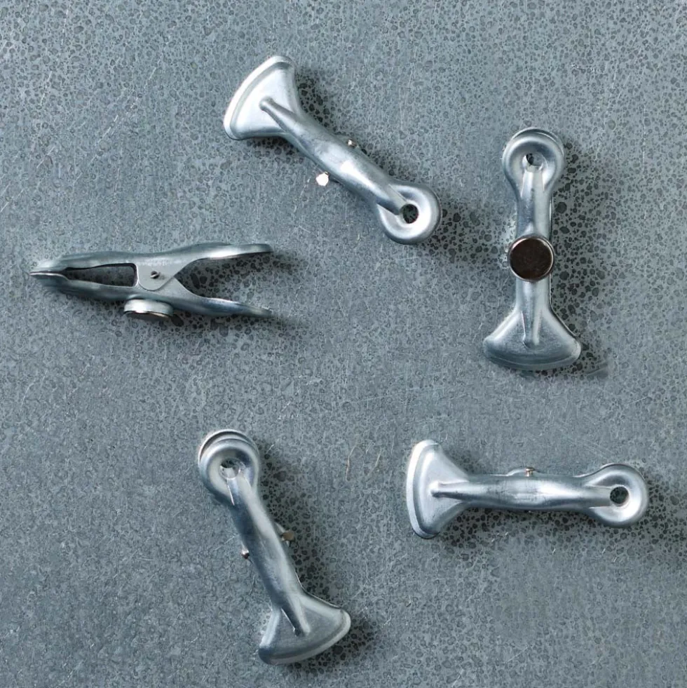Lot de 5 pinces magnetiques