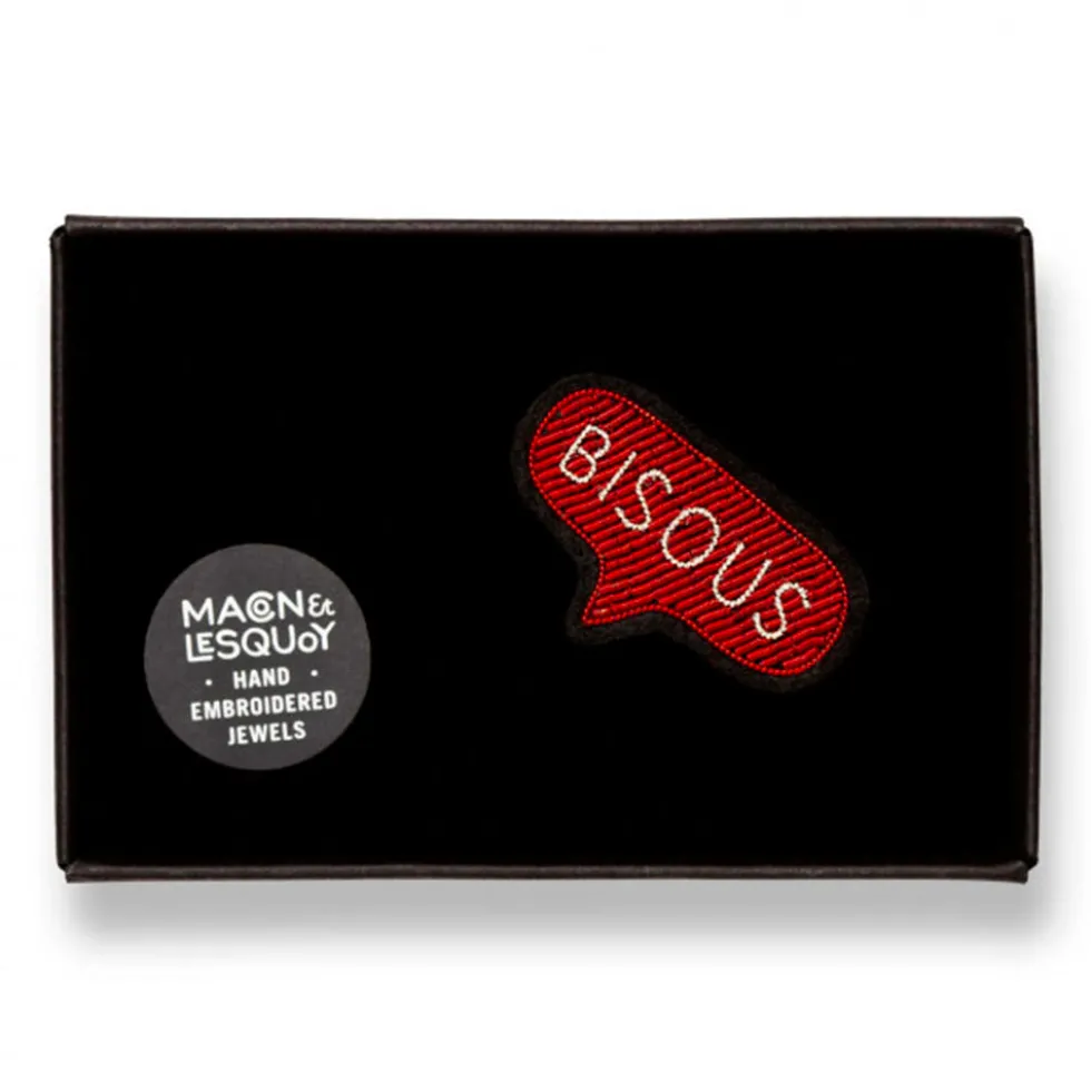 Macon & Lesquoy - Broche - Bisous Rouge