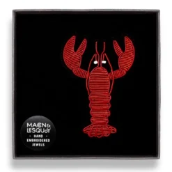 Macon & Lesquoy - Broche - Homard Orange
