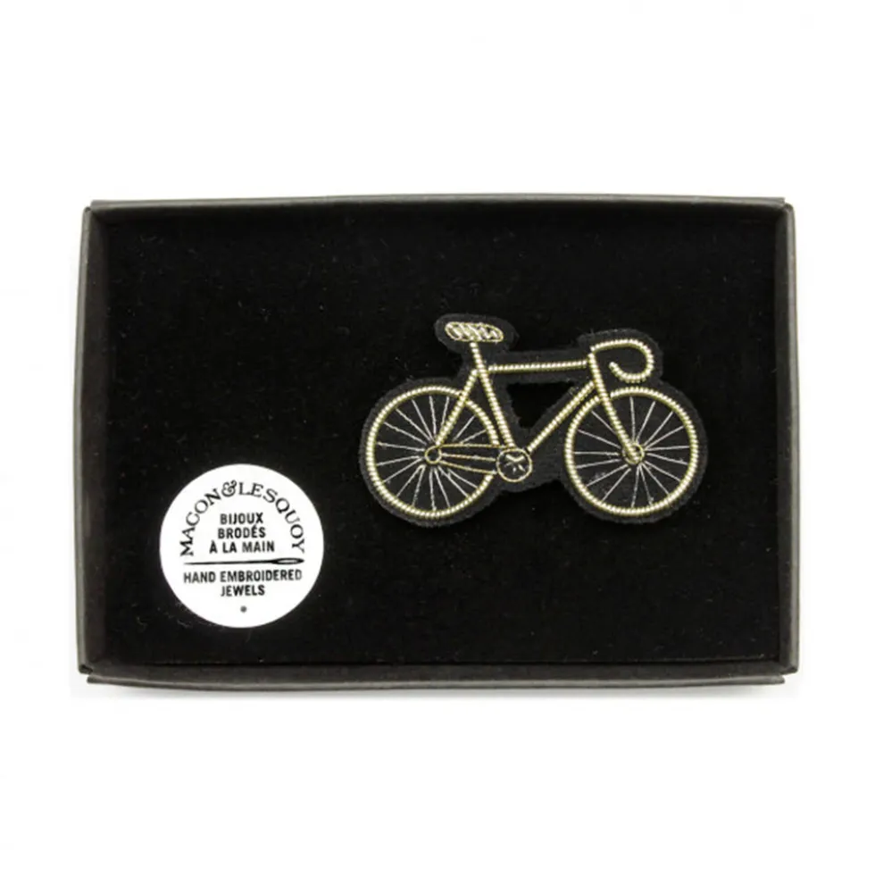 Macon & Lesquoy - Broche - Vélo Argent