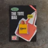 Magnet en métal Merci - Tote bag Jaune