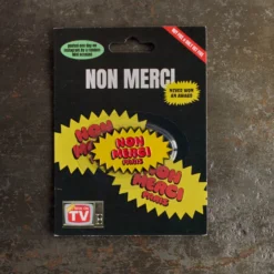 Magnet Non Merci - Rouge