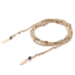 Marie Laure Chamorel - Collier n°182 - Gold Grey