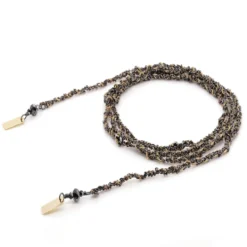 Marie Laure Chamorel - Collier n°182 - Ruthenium Gold