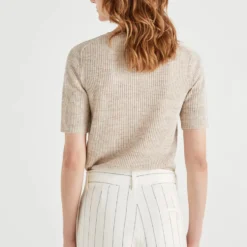 Masscob - T-Shirt en maille Mina - Sand