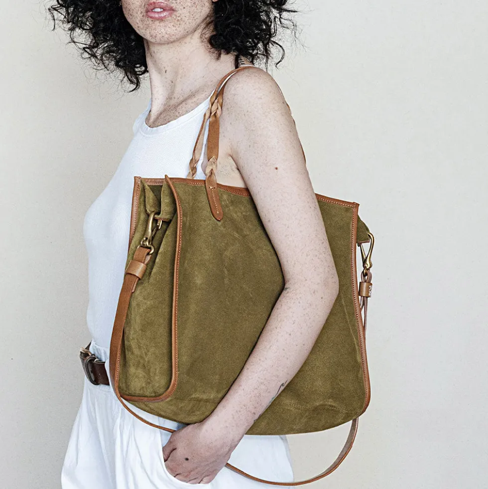 Massimo Palomba - Sac Rose Suede - Caramel