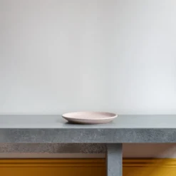 Merci - Assiette plate en grès - Buvard