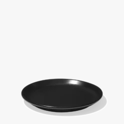Merci - Assiette plate en grès - Réglisse