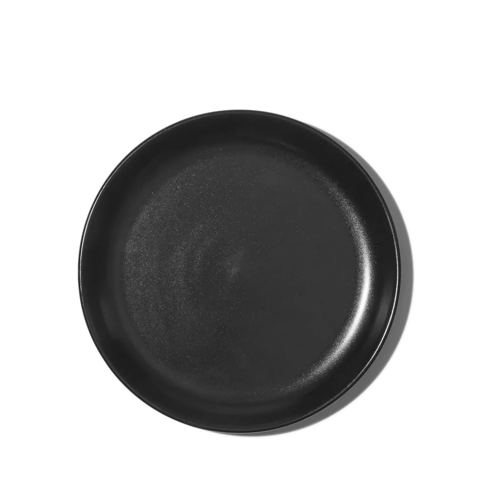 Merci - Assiette plate en grès - Réglisse