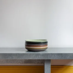 Merci - Assiette plate en grès - Réglisse