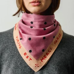 Merci - Bandana Ars Vivendi Virtus Est - Rose
