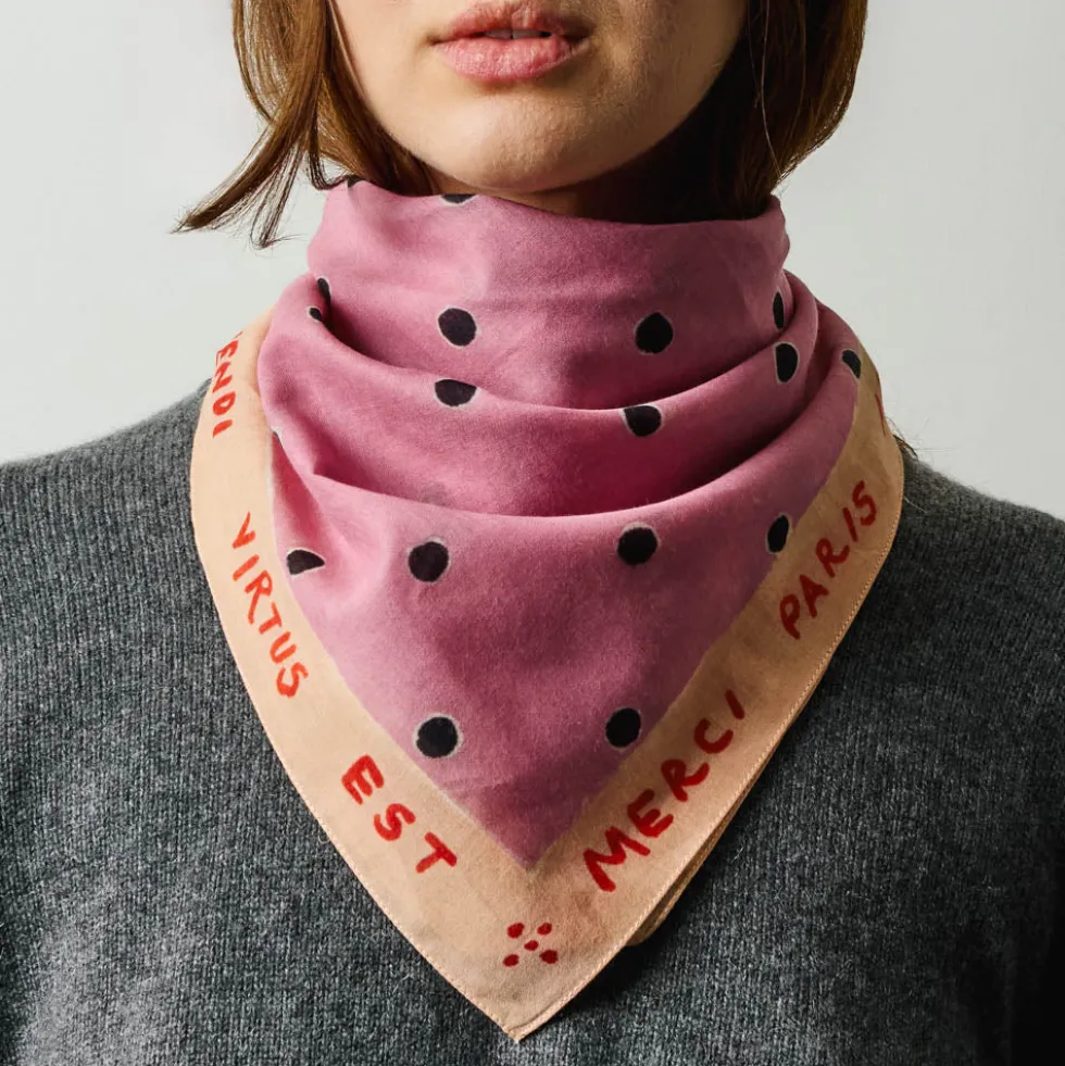 Merci - Bandana Ars Vivendi Virtus Est - Rose