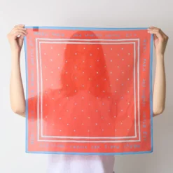 Merci - Bandana Ars Vivendi Virtus Est - Rouge & Bleu