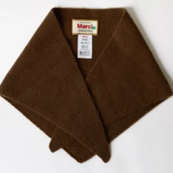 Merci - Bandana en cachemire Martine - Marron Foncé
