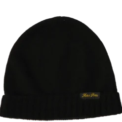 Merci - Bonnet en laine et cachemire - Noir & Jaune