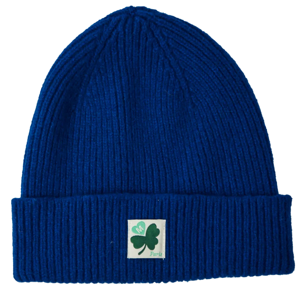 Merci - Bonnet Lucky - Bleu & Vert
