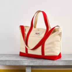 Merci - Cabas Candide en canvas - Rouge