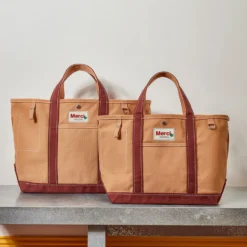 Merci - Cabas Candide en canvas - Marron