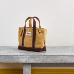 Merci - Cabas Candide en canvas - Marron