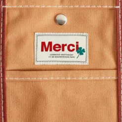 Merci - Cabas Candide en canvas - Marron