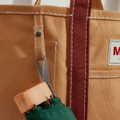 Merci - Cabas Candide en canvas - Marron