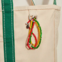 Merci - Cabas Candide en canvas - Vert