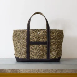 Merci - Cabas Candide en coton XL - Leopard