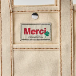 Merci - Cabas Candide Uni - Ecru