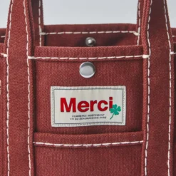 Merci - Cabas Candide Uni - Marron Foncé
