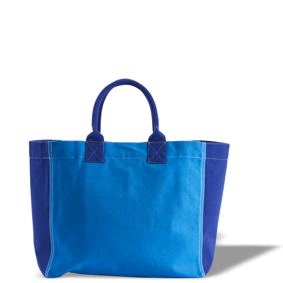 Merci - Cabas Tréfle Bouclette - Bleu