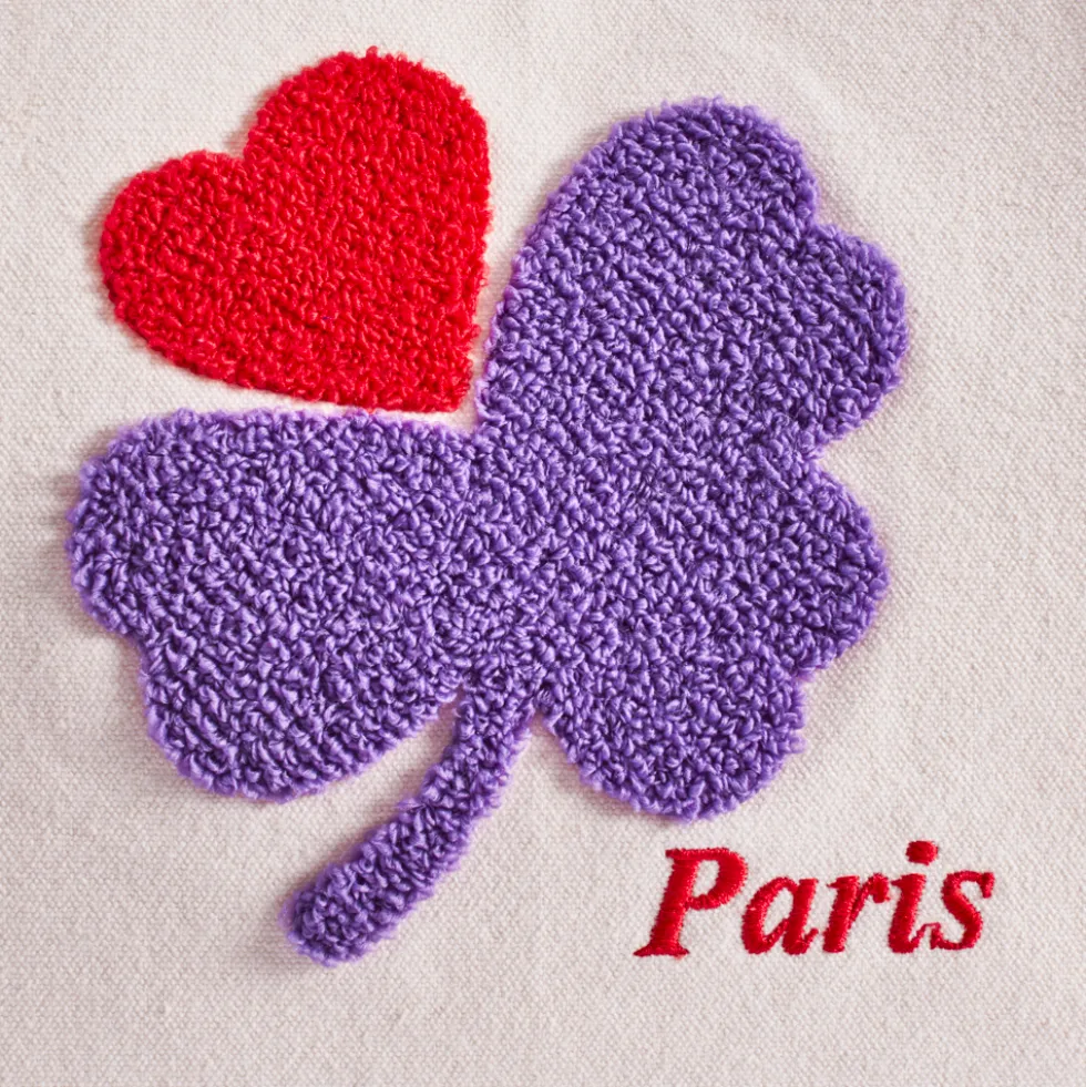 Merci - Cabas Tréfle Bouclette - Violet