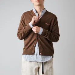Merci - Cardigan Charlie - Marron