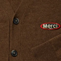 Merci - Cardigan Charlie - Marron