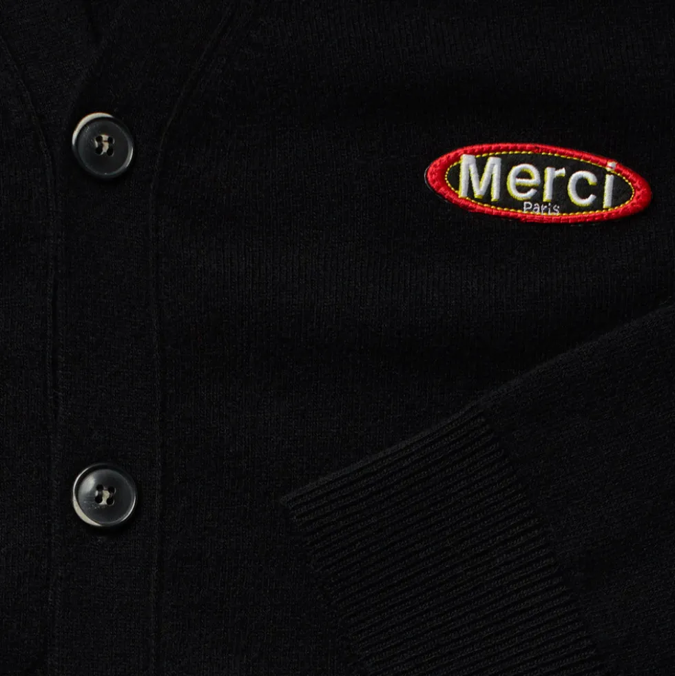 Merci - Cardigan Charlie - Noir