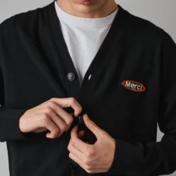 Merci - Cardigan Charlie - Noir