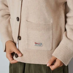 Merci - Cardigan Juliette - Blanc Cassé
