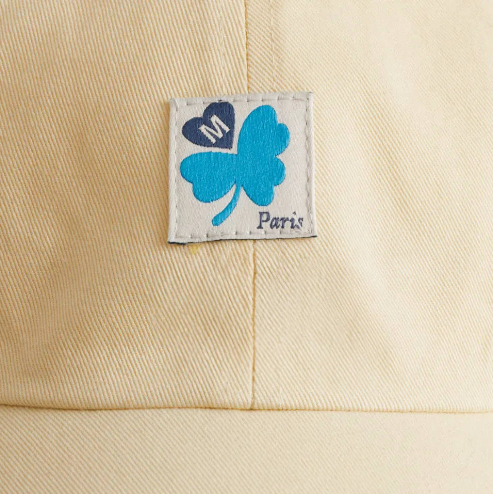 Merci - Casquette Trèfle Patch - Jaune