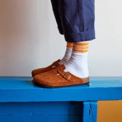 Merci - Chaussettes en coton - Jaune Cityse