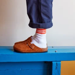Merci - Chaussettes en coton - Orange tomate