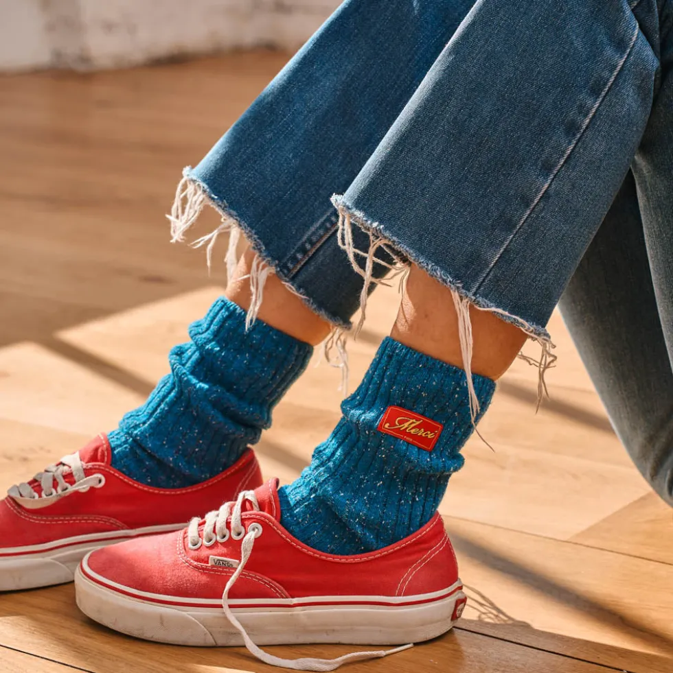 Merci - Chaussettes Sacha - Marine
