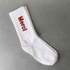 Merci - Chaussettes Scrappy - Blanc