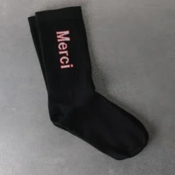 Merci - Chaussettes Scrappy - Noir