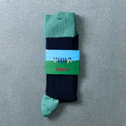 Merci - Chaussettes Theodora - Marine Bleu