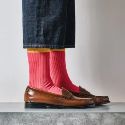 Merci - Chaussettes Theodora - Rose Jaune