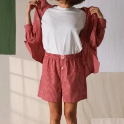 Merci - Chemise Basile - Carreaux Rouge