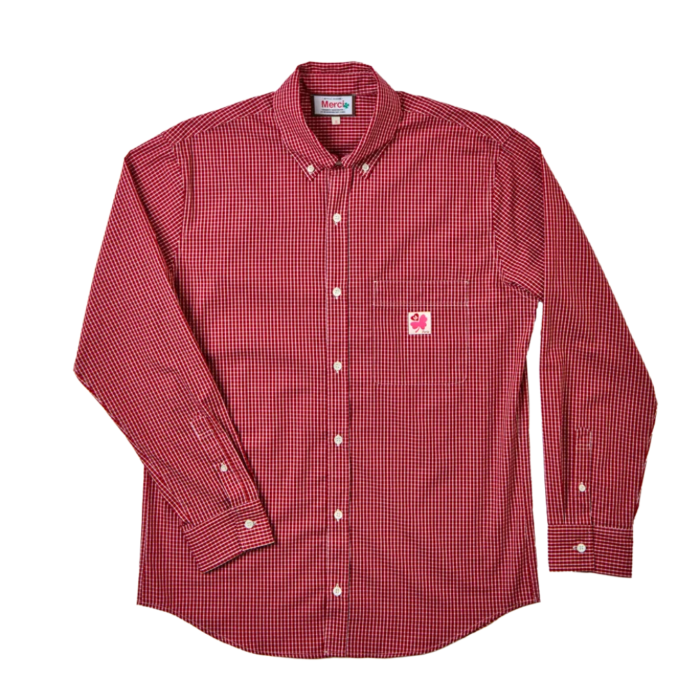 Merci - Chemise Basile - Carreaux Rouge