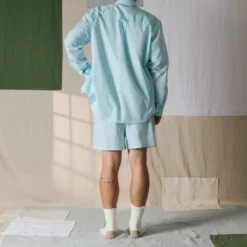 Merci - Chemise Basile - Turquoise