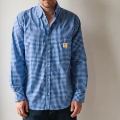 Merci - Chemise Sacha - Carreaux Bleu
